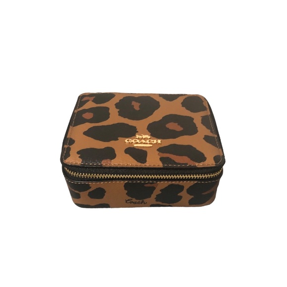 NEW ⭐️ COACH ⭐️ Jewelry Box With Leopard Print - Picture 3 of 6